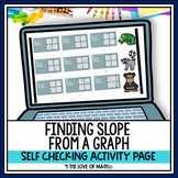 Finding Slope from a Graph Activity - Self Checking Digita