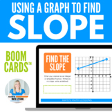 Finding Slope from a Graph Task Cards and Digital Boom Cards