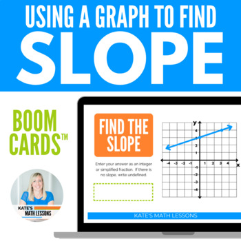 Preview of Finding Slope from Graphs Digital Activity - Boom Cards