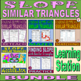 Finding Slope with Similar Triangles - Learning Station BUNDLE