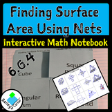 Finding Surface Area of Figures Using Nets Foldable