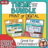 Finding Theme Bundle Writing, Task Cards and Digital Googl