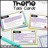 Finding Theme Task Cards | Teaching Theme Activities | Det