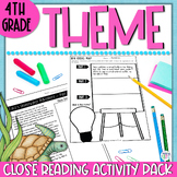 Finding Theme - Teaching Theme - Identifying Theme - 4th Grade