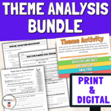 Print & Digital Finding Theme Worksheets & Activities Bundle