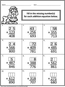Addition And Subtraction - Finding The Unknown By Sue Kelly 