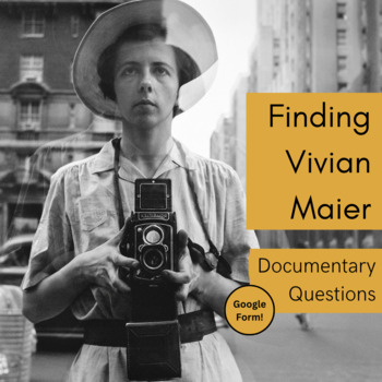 Preview of Finding Vivian Maier Documentary Questions for Students for Photography Classes