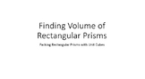 Finding Volume of Prisms (fractional edges) by Packing wit