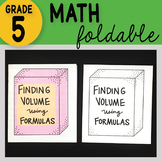 Math Doodle - Finding Volume using Formulas - Math INB Fol