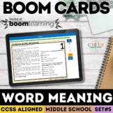 Finding Word Meaning Task Cards | Context Clues | Digital 