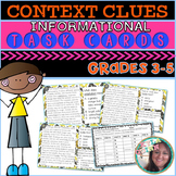 Finding Word Meaning Using Context Clues: Task Cards