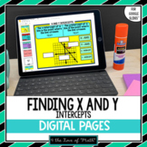 Finding X and Y Intercepts Guided Notes and Activity Pages