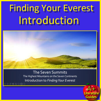 Preview of Finding Your Everest Introduction to The Seven Summits - Jordan Romero Essay
