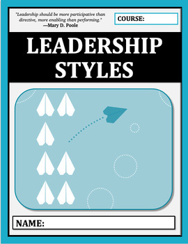 Preview of Finding Your Leadership Styles Activities Package