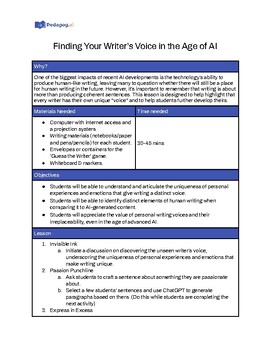 Preview of Finding Your Writer's Voice in the Age of AI | AI Integration