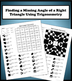 Finding a Missing Angle Using Right Triangle Trigonometry 