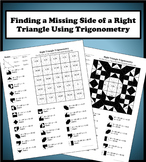 Finding a Missing Side Using Right Triangle Trigonometry C