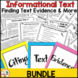 Finding and Citing Text Evidence Reading Passages BUNDLE |