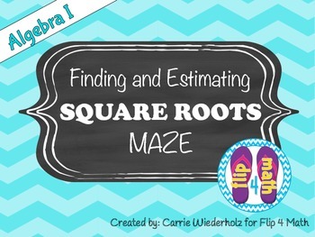 Preview of Finding and Estimating Square Roots Maze