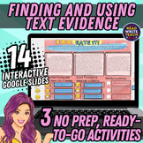 Finding and Using Text Evidence: Digital Interactive Notebook 