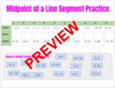 Finding midpoint and distance of a line segment digital activity