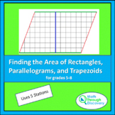 Area of a Rectangle, Parallelogram and Trapezoid