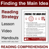 Finding the (BEST) Main Idea - Reading Strategy Lesson - D