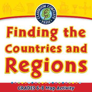 Preview of Finding the Countries and Regions - Activity - NOTEBOOK Gr. 6-8