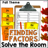 Finding the Factors - Multiplication Facts - Solve the Roo
