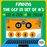 Finding the Greatest Common Factor in a Set of Numbers