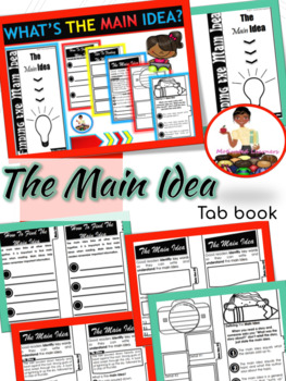 Preview of Main Idea | Interactive Notebook ELA