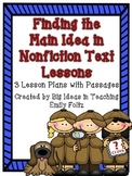 Finding the Main Idea and Details in Nonfiction Texts Less