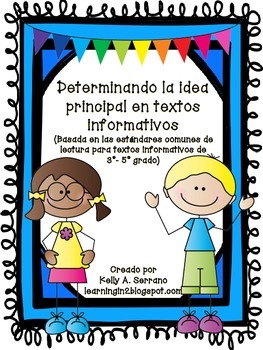 Preview of Teaching Main Idea in Spanish ( No Prep / Common Core Aligned )