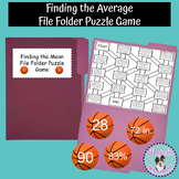 Finding the Mean/Average Puzzle Game Math Activity