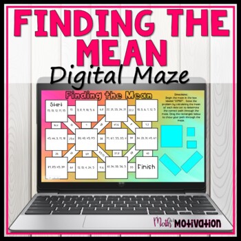 Preview of Finding the Mean Digital Maze