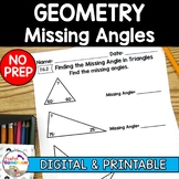 Finding the Missing Angle of a Triangle