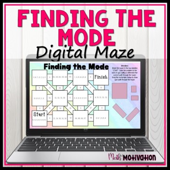 Preview of Finding the Mode Digital Maze