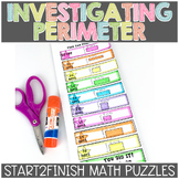 Finding Perimeter | Start2Finish Math Puzzles | Printable 