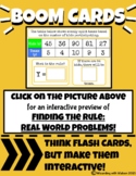 Finding the Rule: Real World Problems - Boom Cards