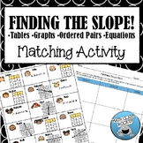 FINDING THE SLOPE - "MATH MATCH" CUT & PASTE ACTIVITY