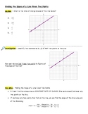 Finding the Slope of a Line Given Two Points Lesson
