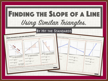 Preview of Finding the Slope of a Line using Similar Triangles