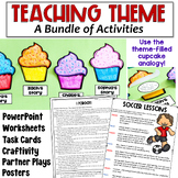 Finding the Theme of a Story Bundle: Worksheets, Task Card