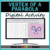 Finding the Vertex of a Parabola - Algebra Digital Puzzle 
