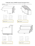 Finding the Volume of MORE Composite Rectangular Prisms - 