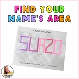 Finding your Name's Area | Finding Area Fun