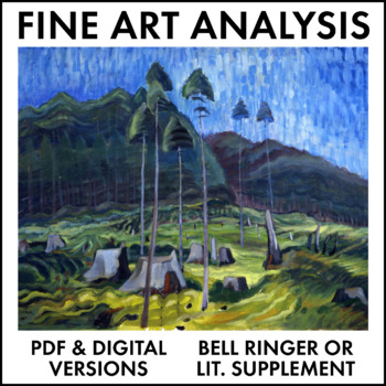 Preview of Fine Art Analysis #11, Emily Carr, critical thinking, high school English & art