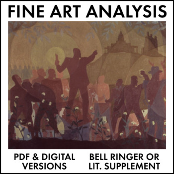Preview of Fine Art Analysis #12, Aaron Douglas, Harlem Renaissance, critical thinking CCSS