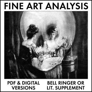 Preview of Fine Art Analysis #16, bell-ringer or supplement for high school English & art