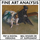 Fine Art Analysis #3, Degas, critical thinking, high schoo